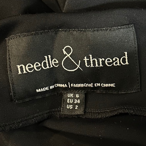 Needle & Thread Twisted Mini Dress/Size 2 - Picture 5 of 7